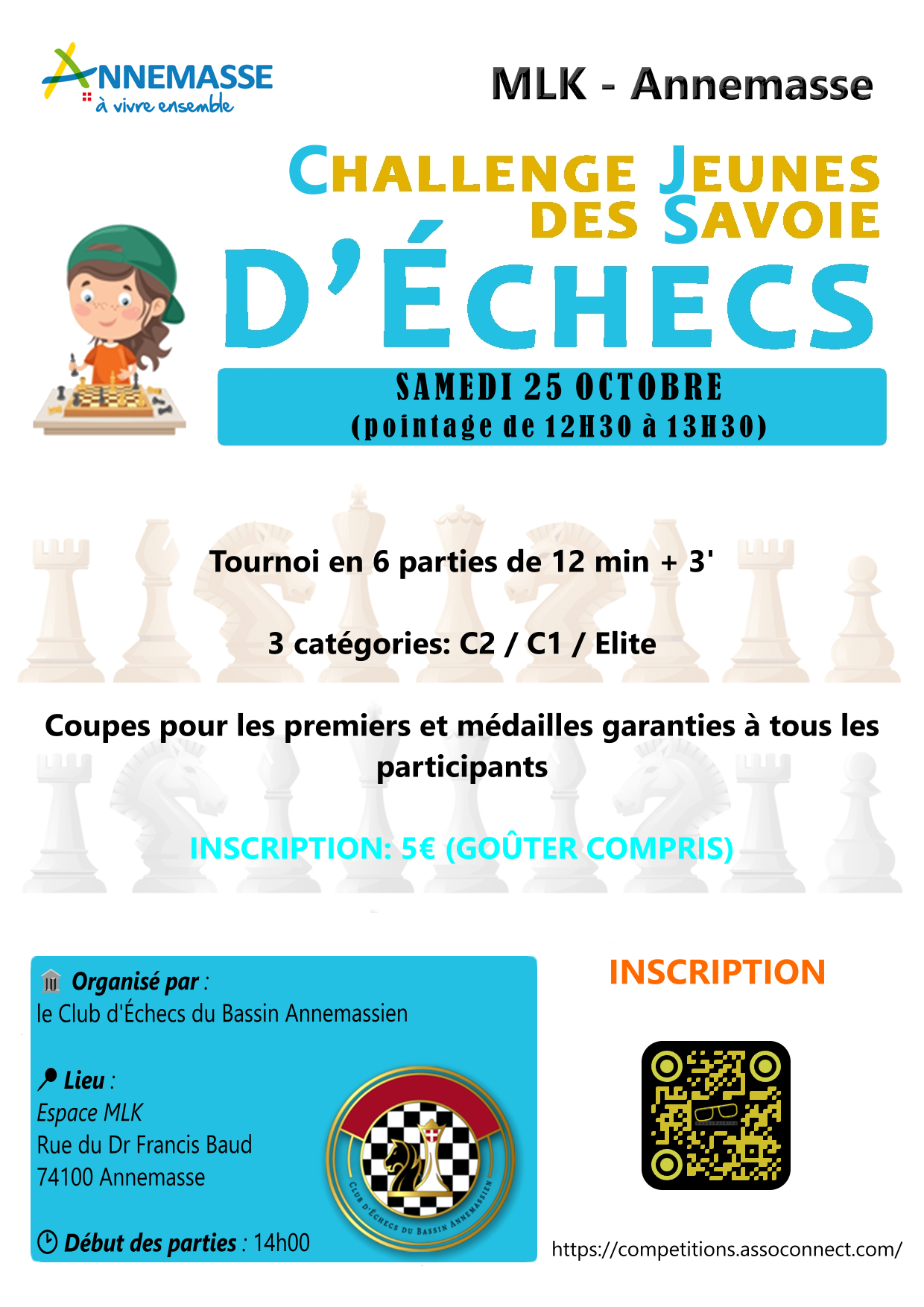 affiche CJS Annemasse 2025-2026 Challenge des Jeunes des Savoie Annemasse 2025-2026