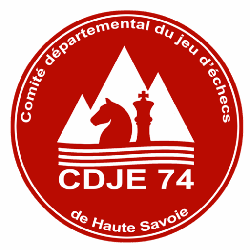 Logo du comité départemental du jeu d'échecs de la Haute-Savoie (CDJE74)